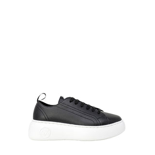 Armani Exchange Black Artificial Leather Low Top Sneakers