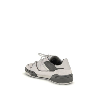 Axel Arigato Cream Leather Low Top Sneakers