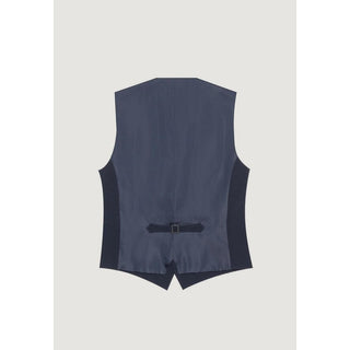 Antony Morato Blue Polyester Waistcoat