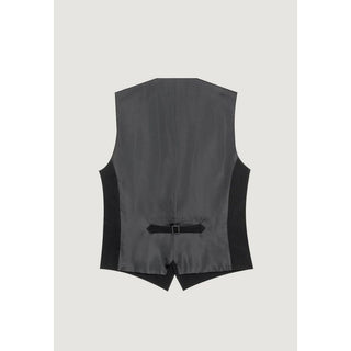 Antony Morato Black Polyester Waistcoat