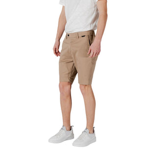 Antony Morato Beige Cotton Bermuda Shorts