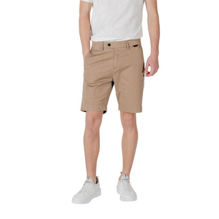 Antony Morato Beige Cotton Bermuda Shorts