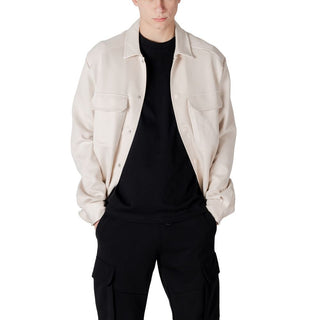 Antony Morato Cream Cotton Sweatshirt