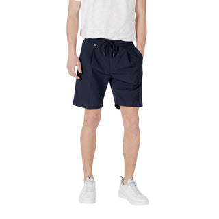 Antony Morato Blue Polyester Bermuda Shorts
