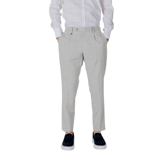 Antony Morato Gray Polyester Dress Pants