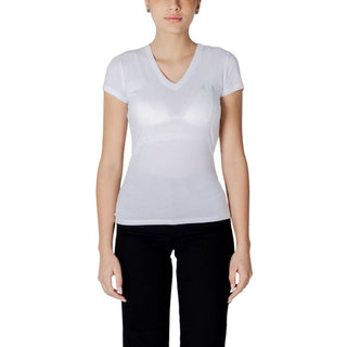 Armani Exchange White Cotton T-Shirt