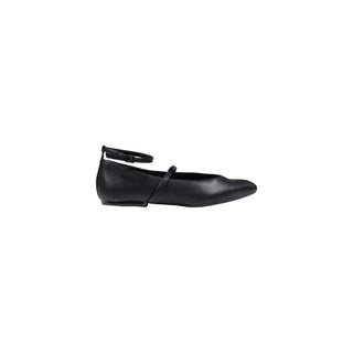 Armani Exchange Black Polyester Platform Pumps