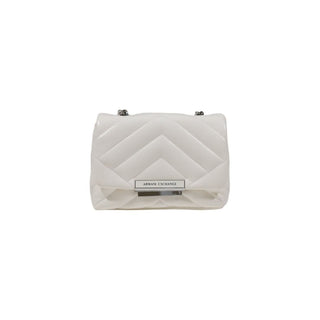 Armani Exchange White Polyester Handbag