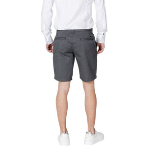 Armani Exchange Blue Cotton Short