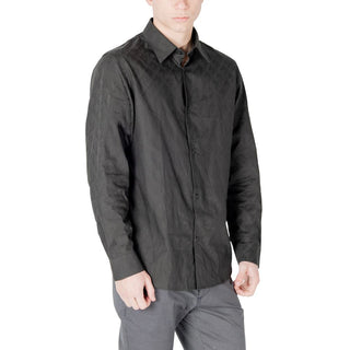 Armani Exchange Black Cotton Shirt