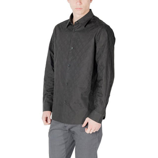 Armani Exchange Black Cotton Shirt