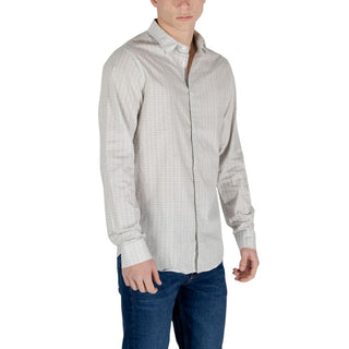 Armani Exchange Cream Cotton Shirt