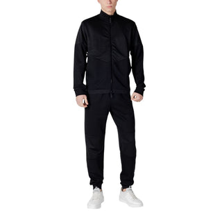 EA7 Emporio Armani Black Cotton Sweatsuit