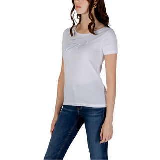 EA7 Emporio Armani White Cotton T-Shirt