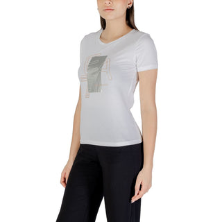 EA7 Emporio Armani White Cotton T-Shirt