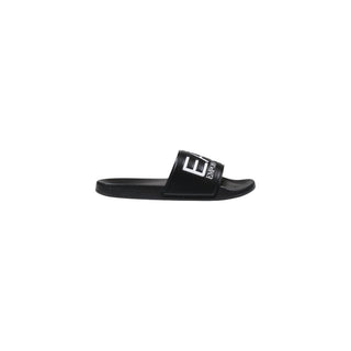 EA7 Emporio Armani Black And White Pvc Slippers
