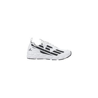 EA7 Emporio Armani Black And White Polyester Athletic Sneakers