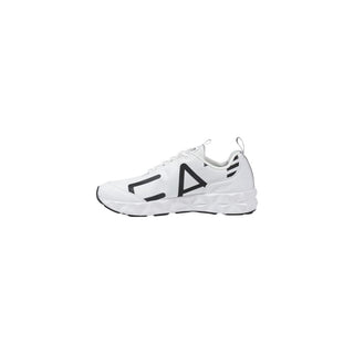 EA7 Emporio Armani Black And White Polyester Athletic Sneakers
