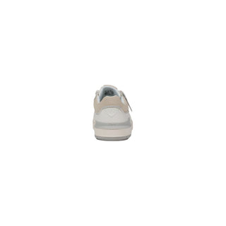 Clarks White Leather Low Top Sneakers