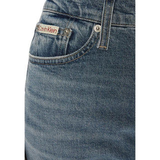 Calvin Klein Jeans Blue Cotton Slim Fit Jean