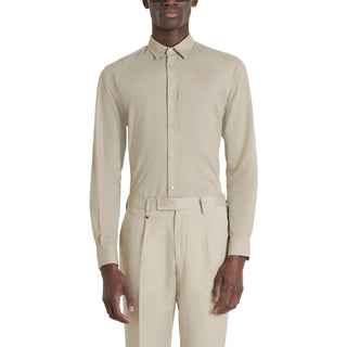 Antony Morato Beige Cotton Shirt