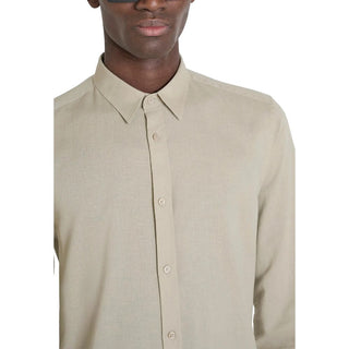 Antony Morato Beige Cotton Shirt