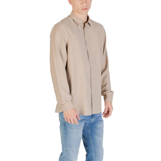 Antony Morato Beige Viscose Shirt