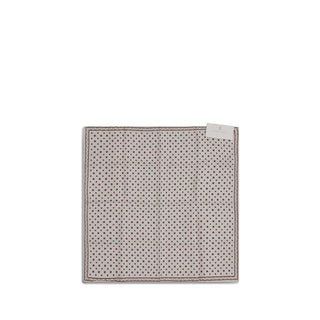 Brunello Cucinelli Gray Silk Pocket Square