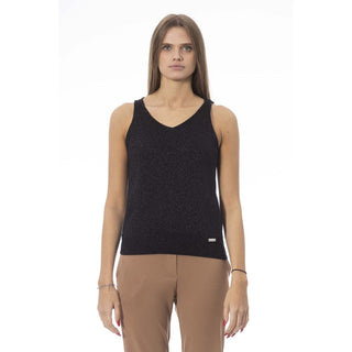 Baldinini Trend Black Viscose Women Top