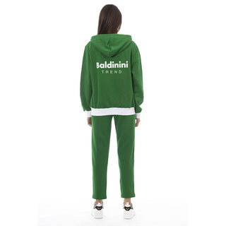 Baldinini Trend Green Cotton Women Sweater