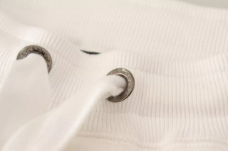 Dolce & Gabbana White Cotton Logo Patch Sweatpants Jogging Pants