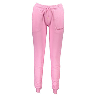 Cavalli Class Pink Cotton Pant