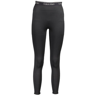 Calvin Klein Black Polyester Pant