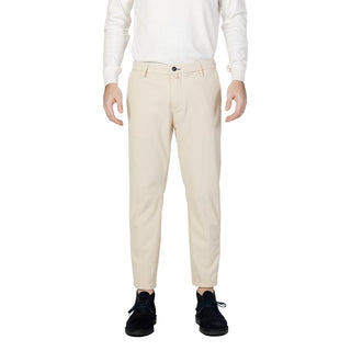 Borghese Beige Nylon Casual Pants