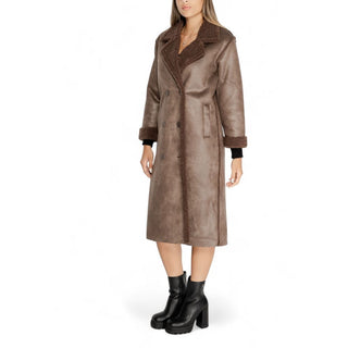 Cleré Brown Polyester Coat