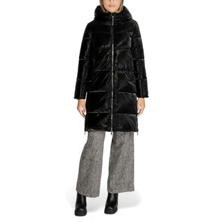 Cleré Black Polyester Jackets & Coat