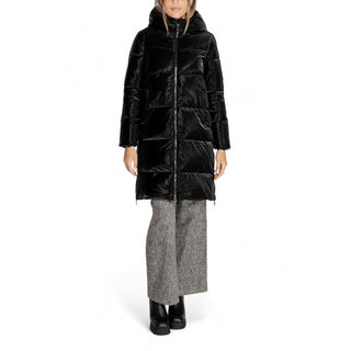 Cleré Black Polyester Jackets & Coat