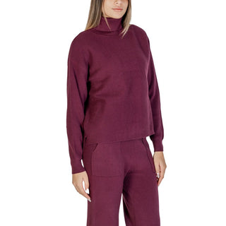 Cleré Purple Viscose Turtleneck