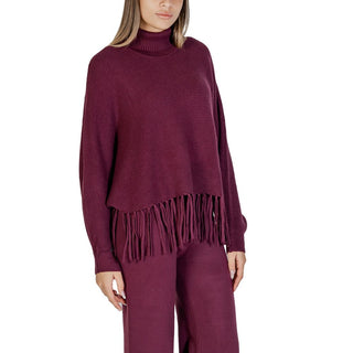 Cleré Purple Viscose Turtleneck