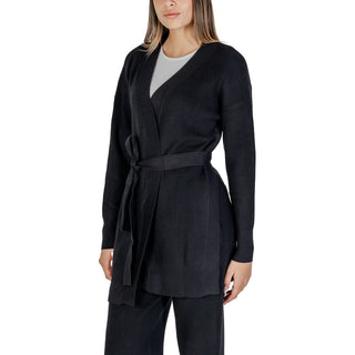 Cleré Black Viscose Cardigan