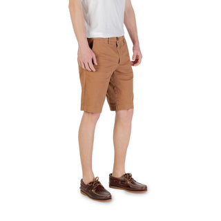Borghese Beige Cotton Bermuda Shorts