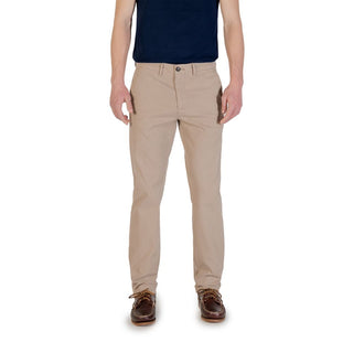 Borghese Beige Cotton Skinny Pants