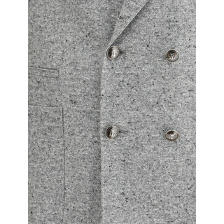 Brunello Cucinelli Gray Wool Blazer