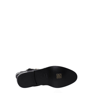 Celine Black Leather Boots