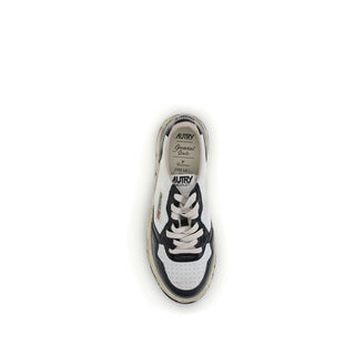 Autry Cream Leather Athletic Sneakers