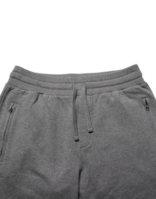 Dolce & Gabbana Gray Cotton Jogger Sweatpants Trouser Pants