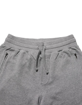 Dolce & Gabbana Cotton Jogger Sweatpants Trouser Gray