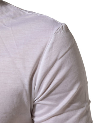 Dolce & Gabbana White Cotton Crew Neck Underwear Tee T-shirt