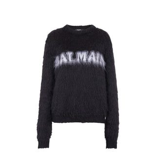 Balmain Black Mohair Sweatshirt