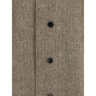 Burberry Brown Cotton Coat